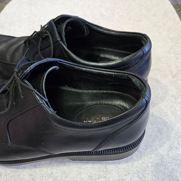 🐢 Bostonian Mens Black Leather Shoes Size 10.5W - Picture 8 of 13